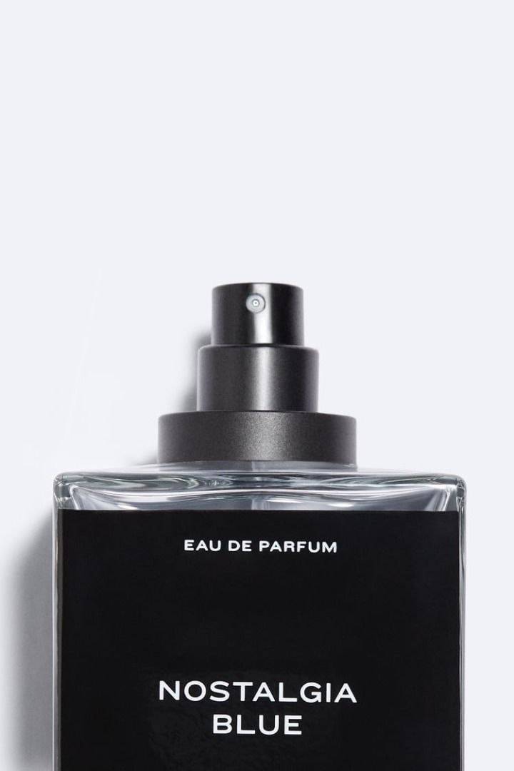 ZARA NOSTALGIA BLUE EDP 100 ML (Category: Fragrance & Deodorants) located in Las Pinas. Submitted by chicchateaumnl (Listing ID 1260898396, Image 2). Description: 100% ORIGINAL BRAND NEW STORE BOUGHT “A nostalgic reflection of your personality, your way of being in the world.” Created by Illias Ermenidis. The spicy elegance of cardamom and saffron herald the aromatic, clean, and delicate notes of geranium. The warm notes of ambrox and black vanil