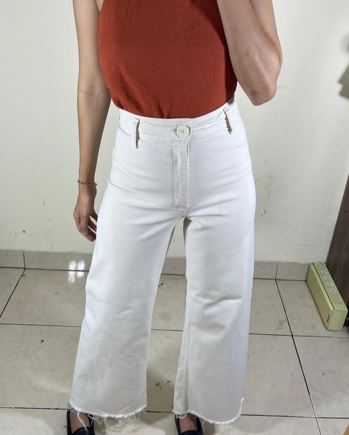 Zara The Marine Straight Jeans Hw