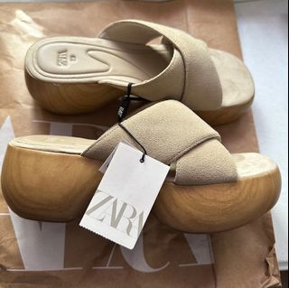 Zara Women Wedge Sandals Size 39