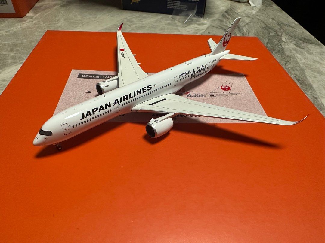 1:400 JC wings JAL 日本航空A350-900 飛機模型, 興趣及遊戲, 玩具 