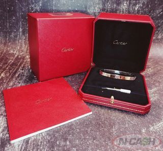 18Kt White Gold Cartier Love Bracelet 20