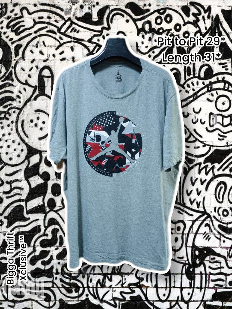 3XL 4XL Air Jordan T Shirt Men s Fashion Tops Sets Tshirts