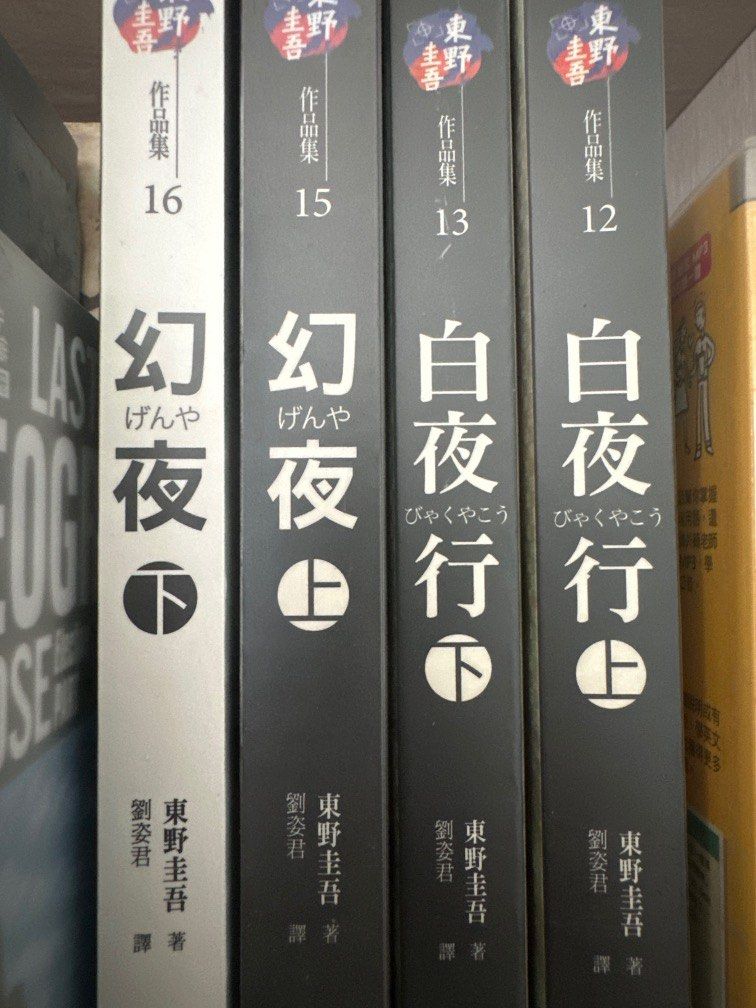 東野圭吾幻夜白夜行, 興趣及遊戲, 書本& 文具, 小說& 故事書- Carousell