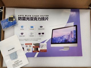 全新免貼 電腦螢幕保護板 抗藍光 熒幕護眼板 防藍光掛片 電腦防輻射抗藍光保護掛片
