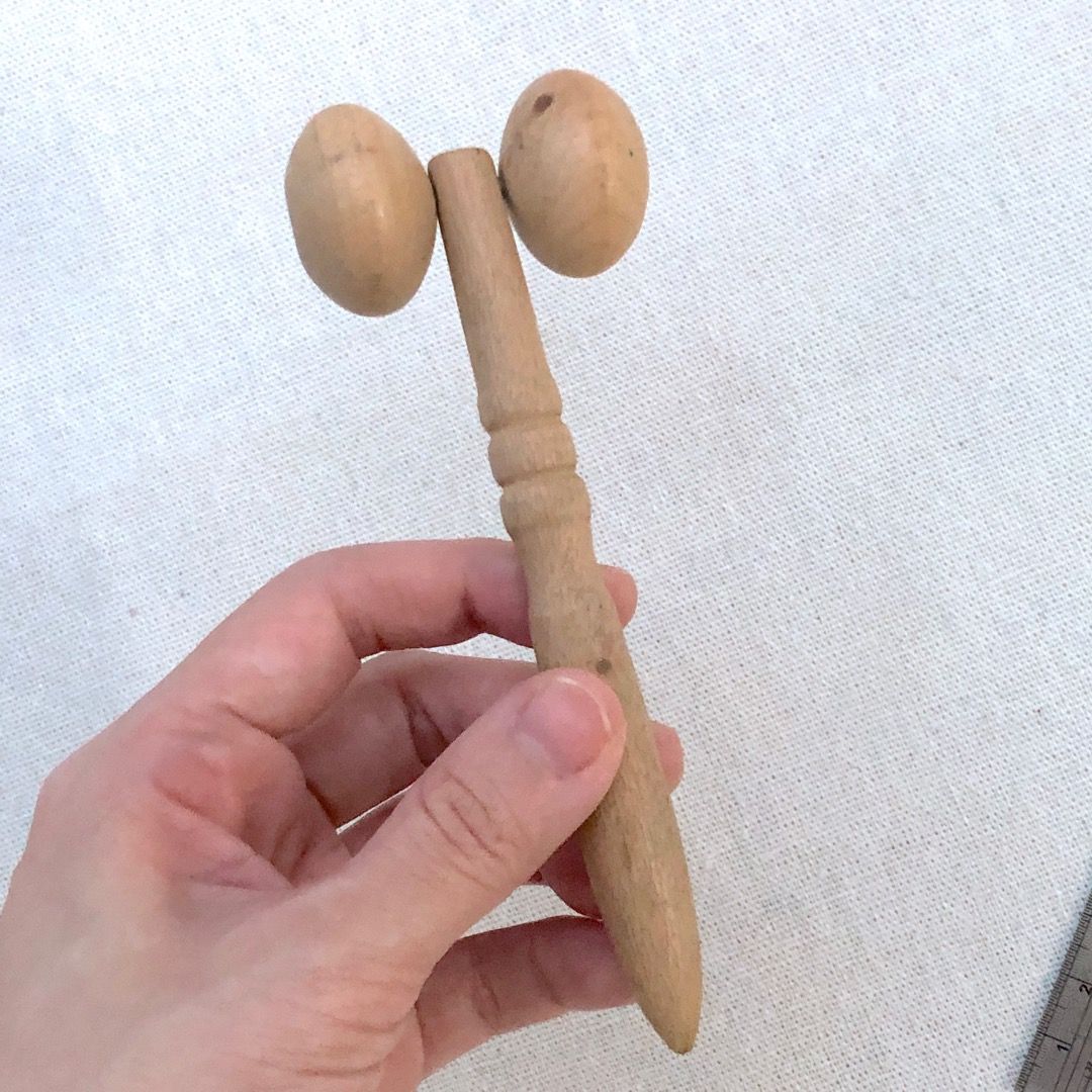 雙滾輪 臉部 刮痧 按摩器 木製 按摩刮痧 眼臉指壓 刮痧板 穴位 按摩器 木頭 木製品