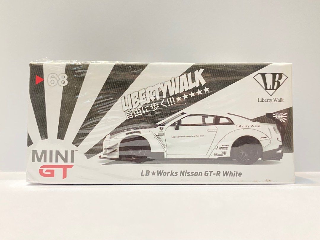 ミニカー MINIGT No 68 LB WORKS GTR White s-l400.jpg