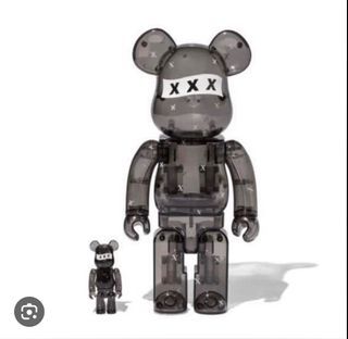 聖鬥士星矢龍星座紫龍bearbrick 100%+400%, 興趣及遊戲, 玩具& 遊戲類