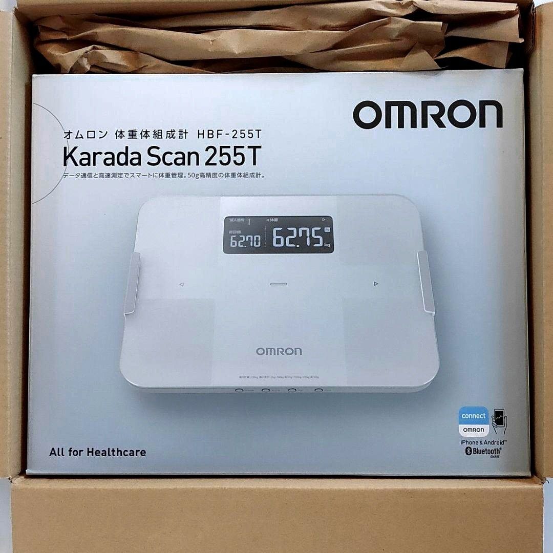 サイズ交換ＯＫ Composition OMRON Weight OMRON HBF-255T-W 健康用品