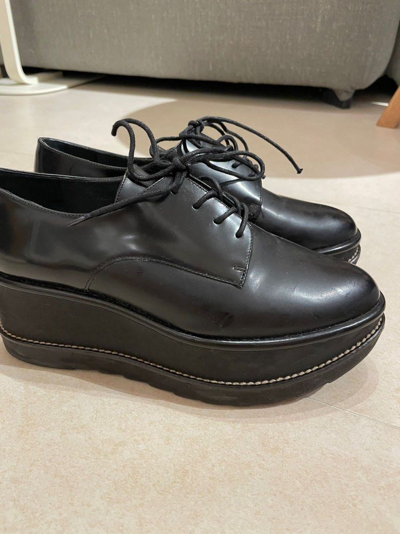Stuart Weitzman Kent Leather Platform Oxford 2.4 EUR 35.5
