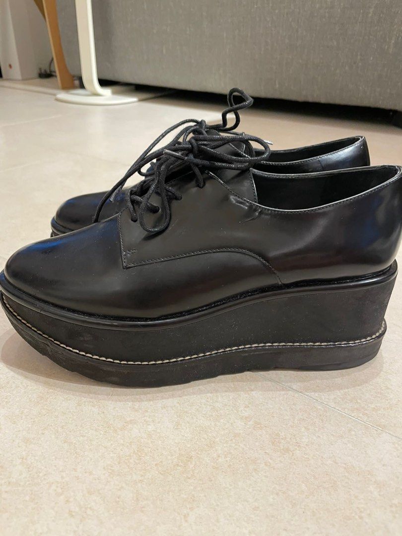 Stuart Weitzman Kent Leather Platform Oxford 2.4 EUR 35.5