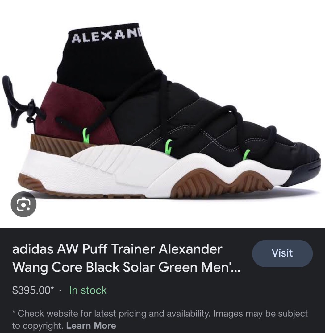 adidas Alexander Wang Puff Trainer db2614 Women s Fashion
