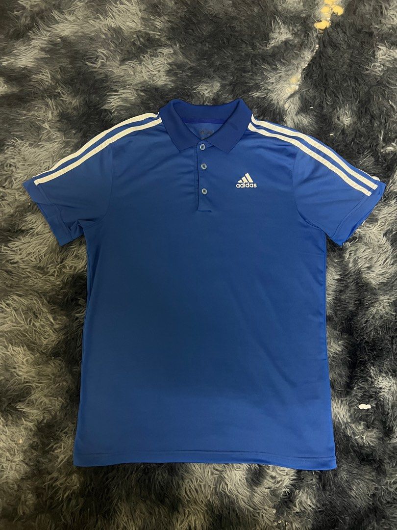 Adidas Collar Jersey, Men's Fashion, Activewear on Carousell