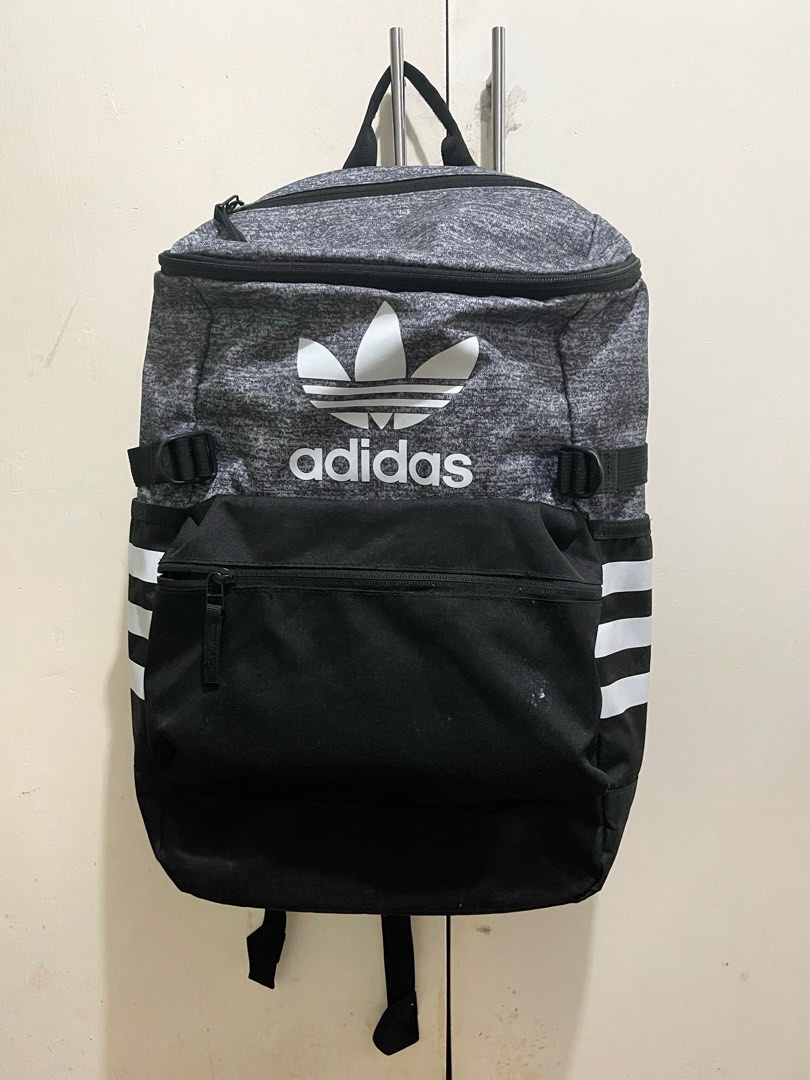 Adidas Originals Classic Zip Top Backpack, Men's Fashion, Bags, Backpacks on Carousell
