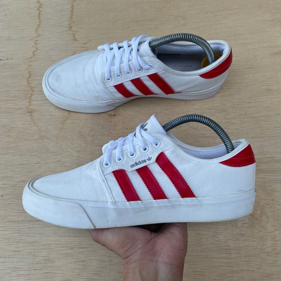 Adidas Seeley XT White Red Scarlet 8UK RM1OO