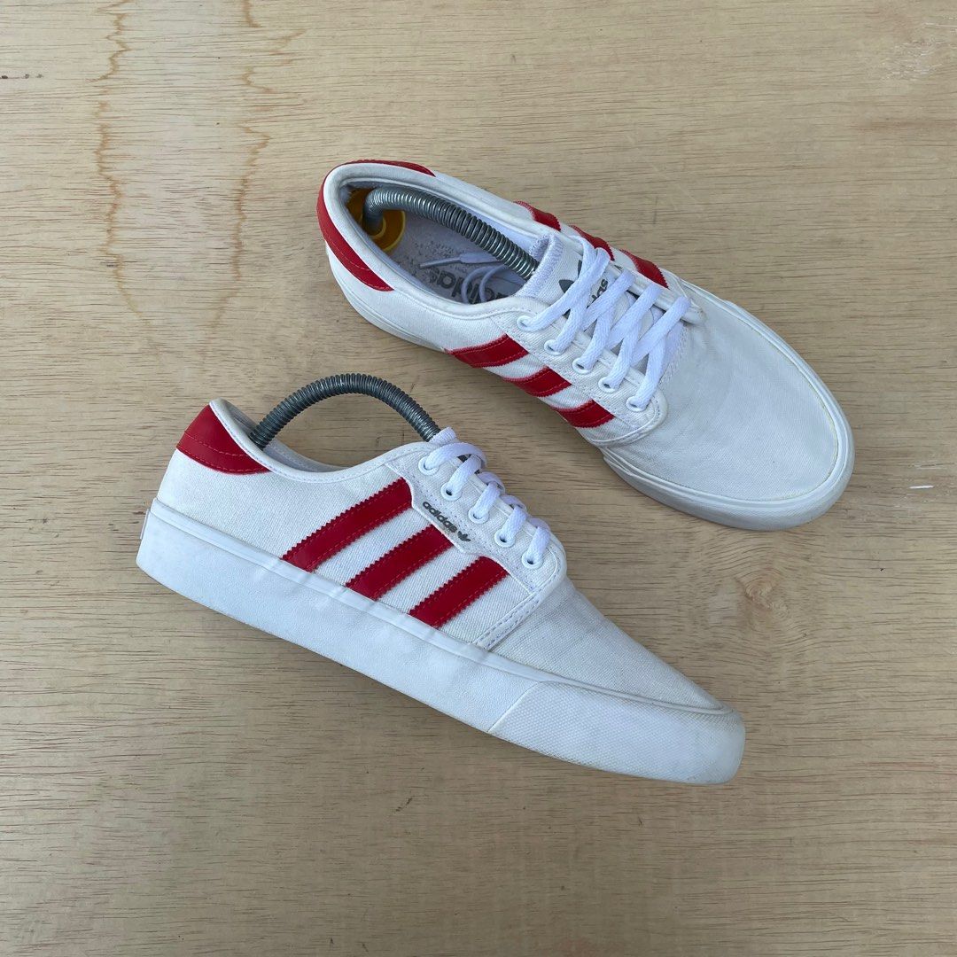 Adidas Seeley XT White Red Scarlet 8UK RM1OO