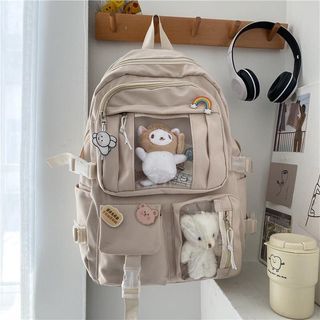 Aesthetic Backpack / School Bag (school supplies & stationery)