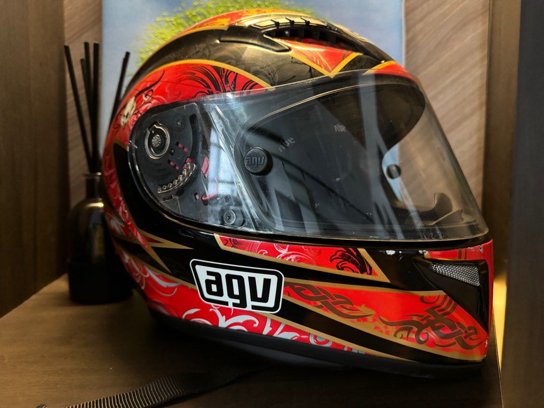 AGV Full Face Helmet T2 Motorcycles Motorcycle Apparel on Carousell