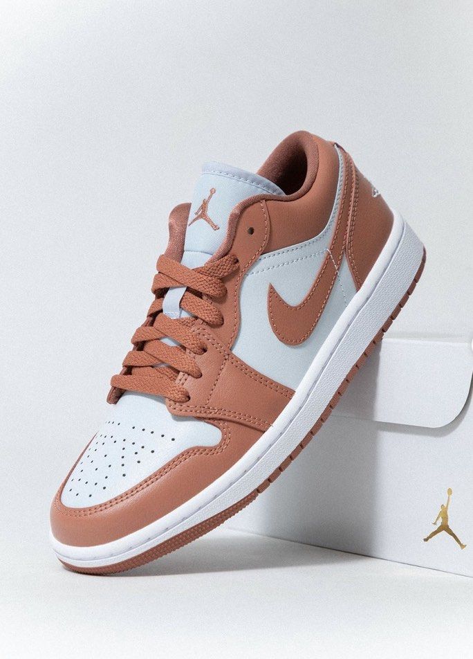 orange jordan low tops