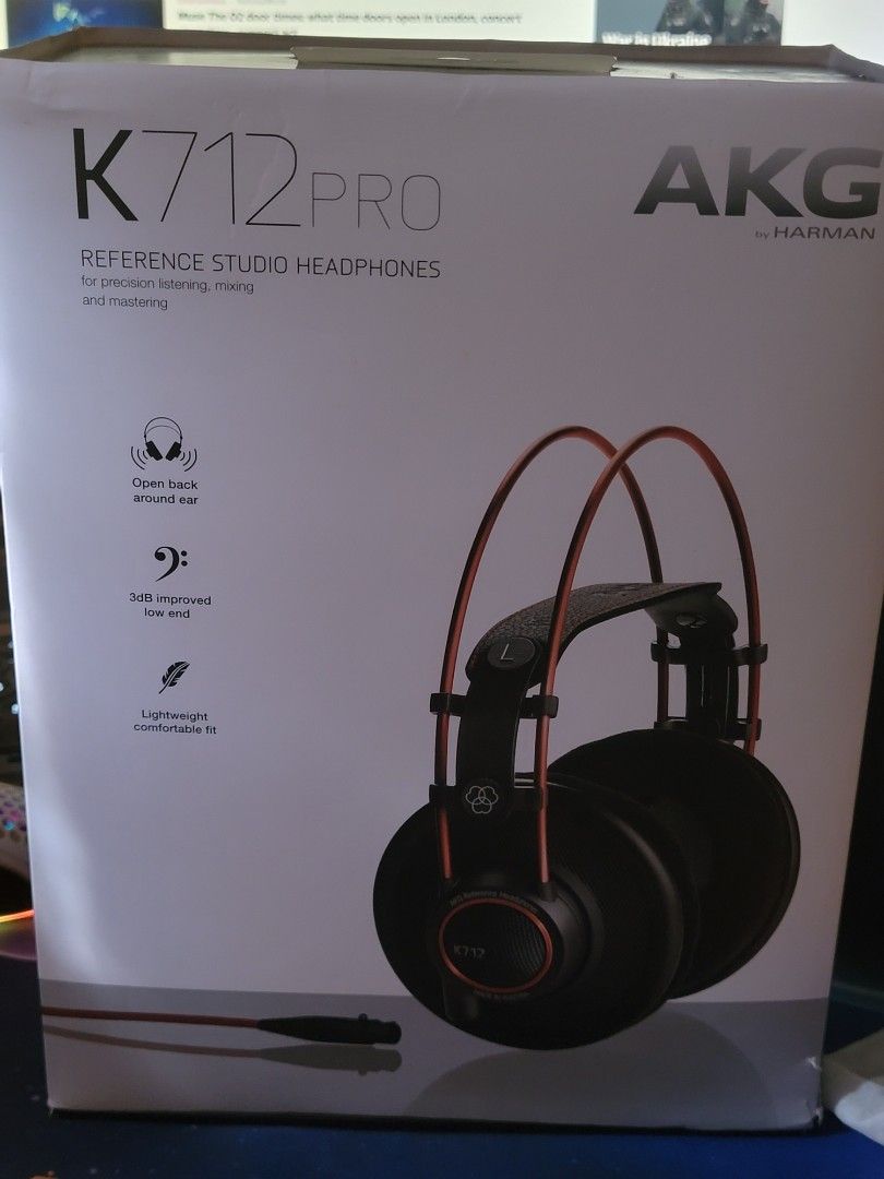 AKG 712 PRO-ORIGINAL MADE IN AUSTRIA, 音響器材, 頭戴式/罩耳式耳機 - Carousell