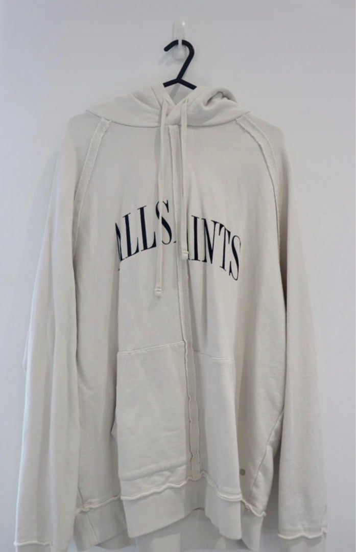 All saints on sale white hoodie