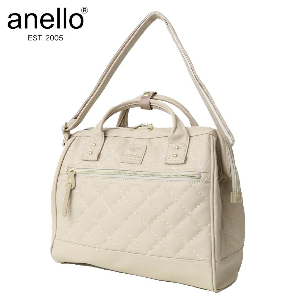 Anello Quilted PU Leather Large 2 Way Shoulder Cross Body