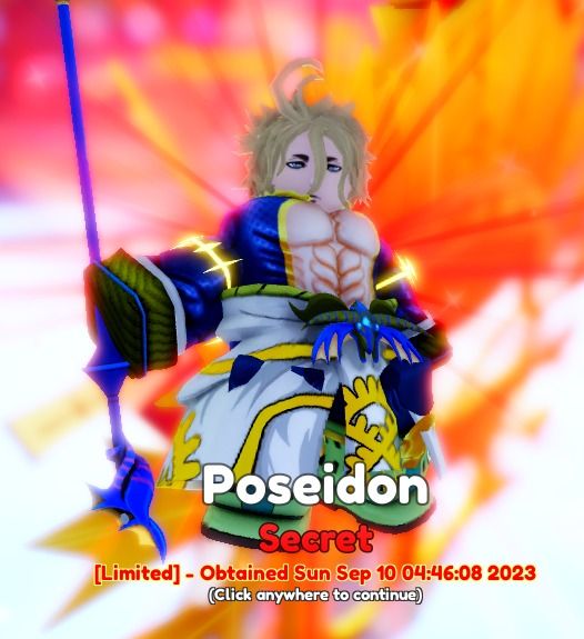 Anime Adventures Poseidon *READ DESC*
