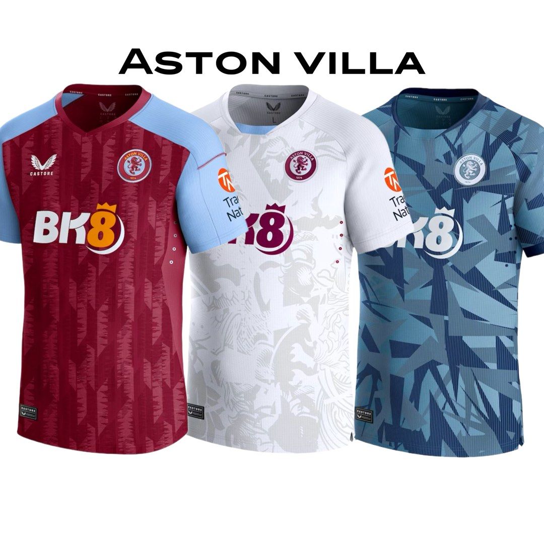 Aston Villa Jersey 23 24 Home Away Third Football Jersey Soccer Jersey Tshirt