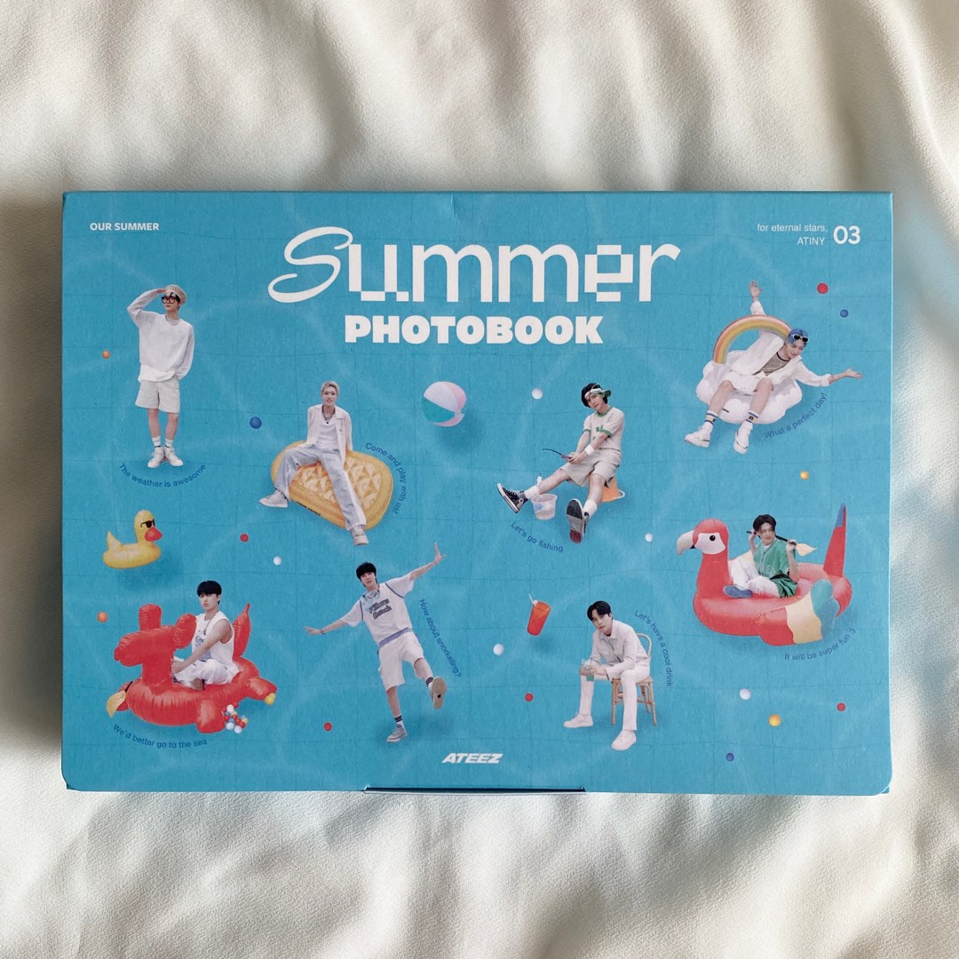 ATEEZ Summer Photobook 2023, 興趣及遊戲, 收藏品及紀念品, 韓流 Carousell