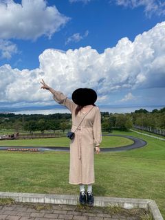 Attention 漂亮到苦惱泡泡袖洋裝