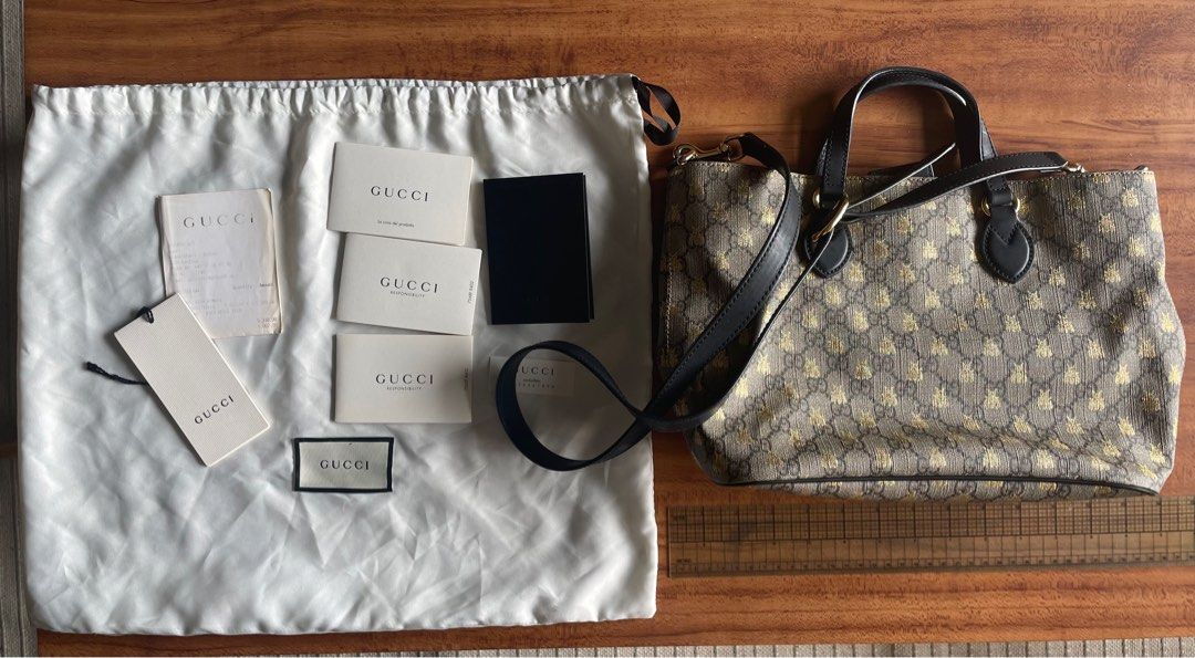 Bee gg supreme small canvas deals tote