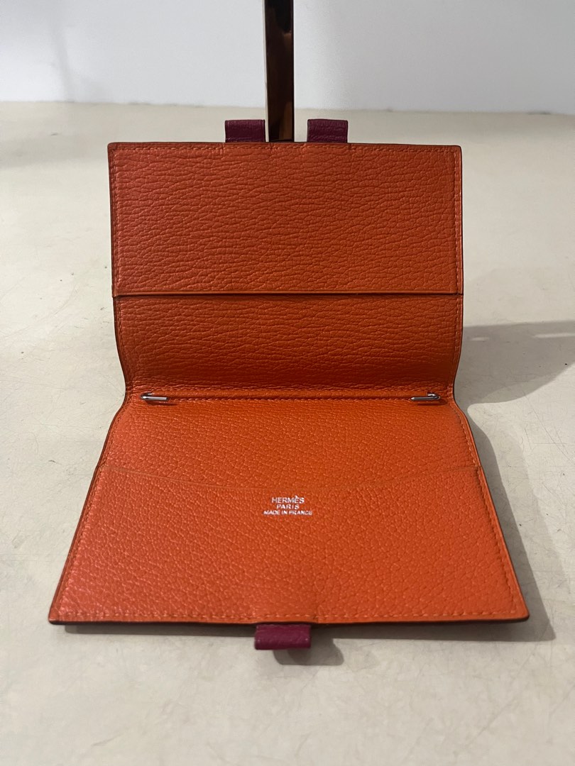 Authentic hermes passport holder, Luxury, Bags & Wallets on Carousell