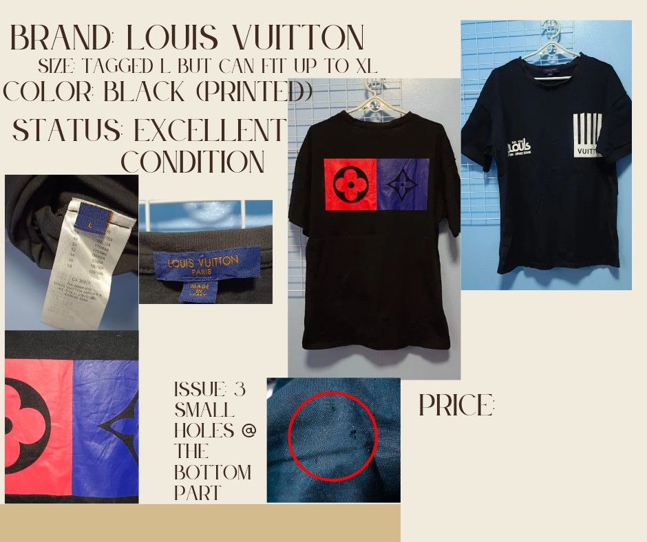 Supreme LV Black Shirt, Men's Fashion, Tops & Sets, Tshirts & Polo Shirts  on Carousell