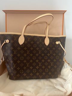 Authenticated Used Louis Vuitton N41358 Neverfull MM Damier Tote