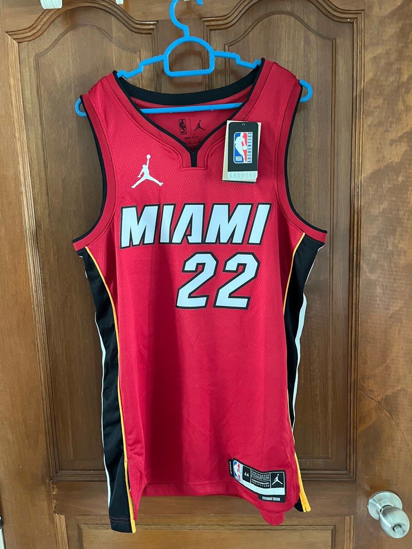 Men's Miami Heat 2023 Finals Patch Collection Jersey V4 - All Stitched