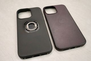 AUTHENTIC Quadlock & Apple Leather Case for iPhone 13 Pro Max Bundle