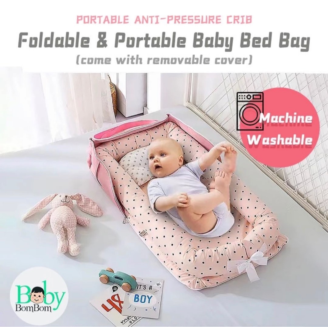 Portable foldable Baby bed, Babies & Kids, Baby Nursery & Kids