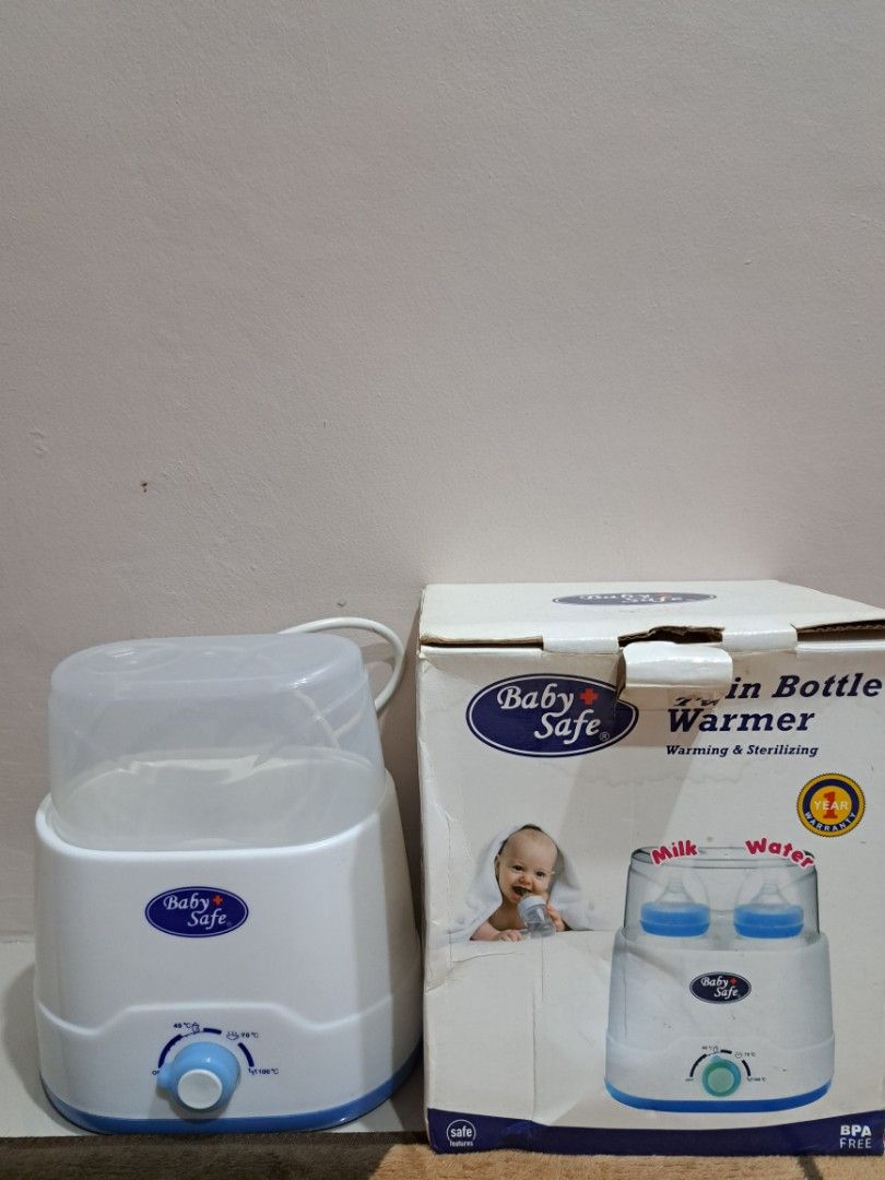 Twin bottle warmer baby safe hot sale