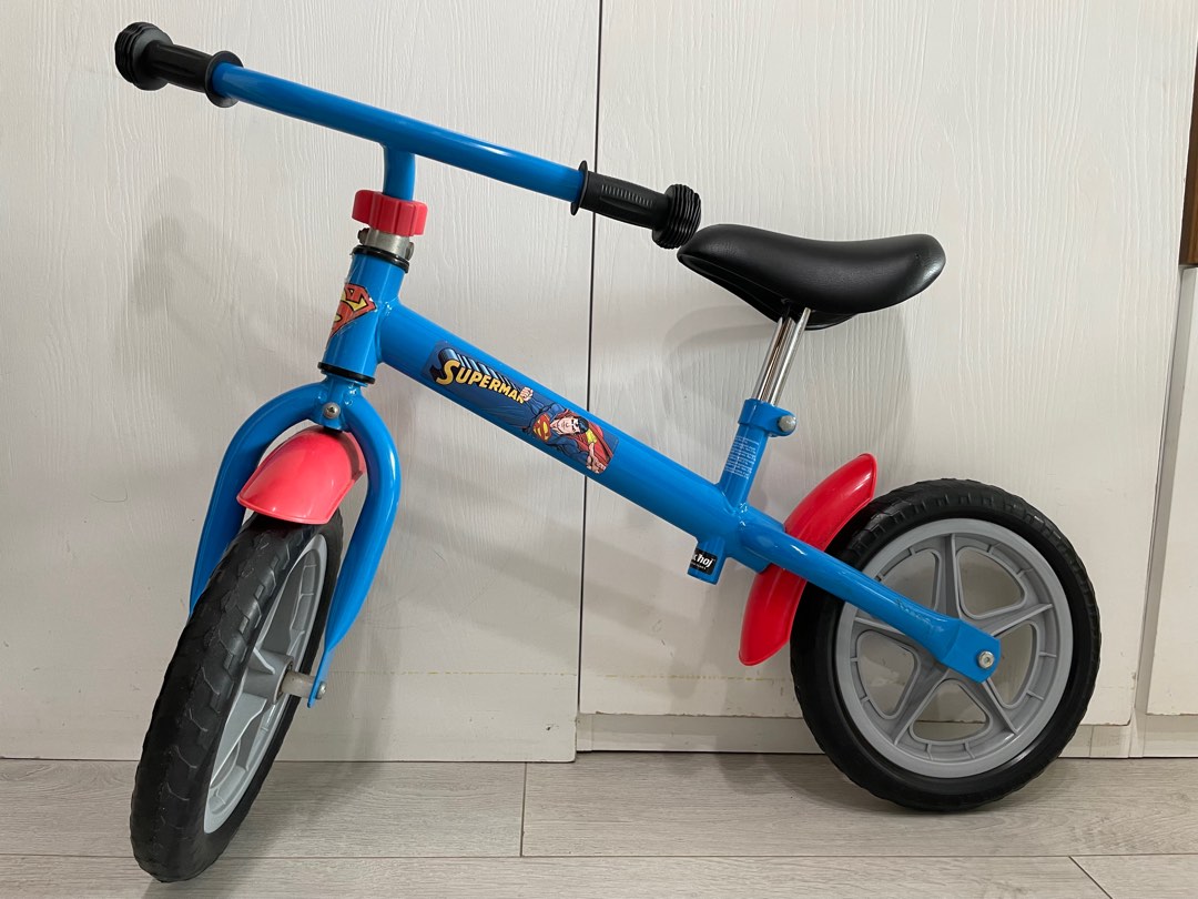 Superman top balance bike