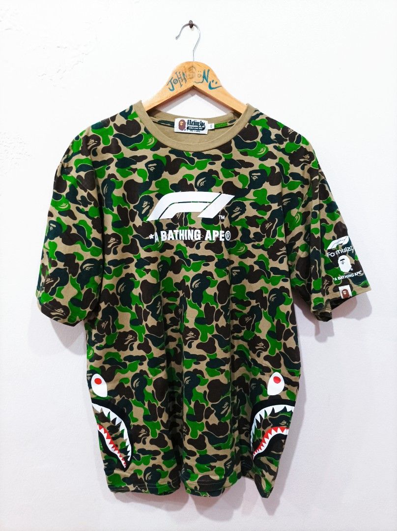 F1 BAPE SHARK TEE - Tシャツ/カットソー(半袖/袖なし)