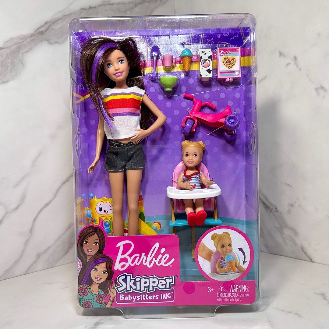 Barbie Skipper Babysitters Inc. Feeding Playset GHV87