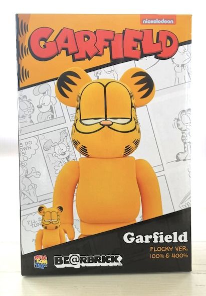 BE@RBRICK GARFIELD Flocky Ver. 100％ & 400％