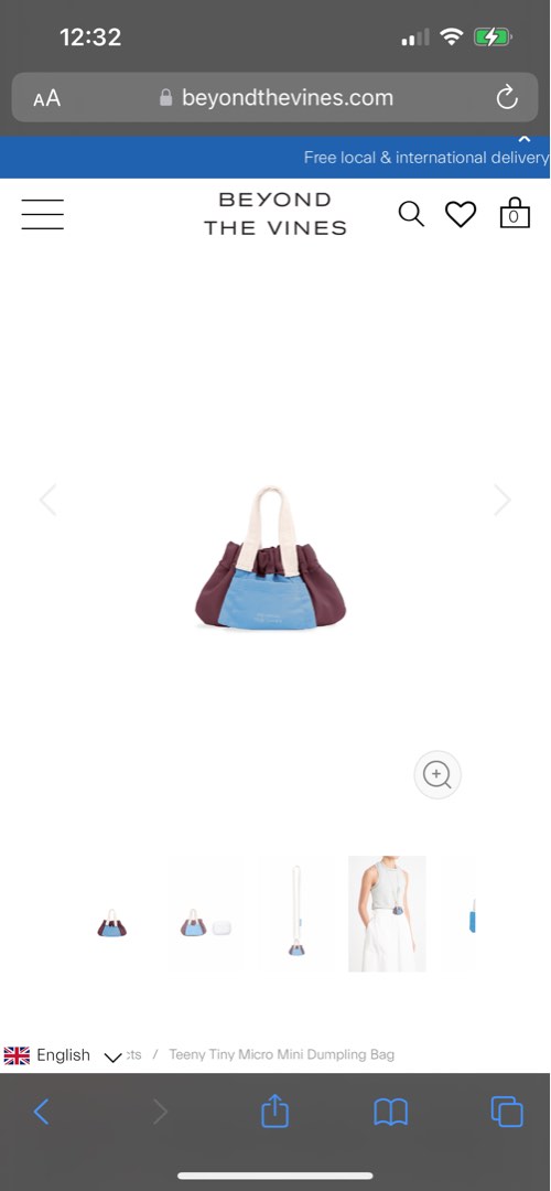 Beyond The Vines(BTV) Teeny Tiny Micro Dumpling Women #39 s Fashion Bags