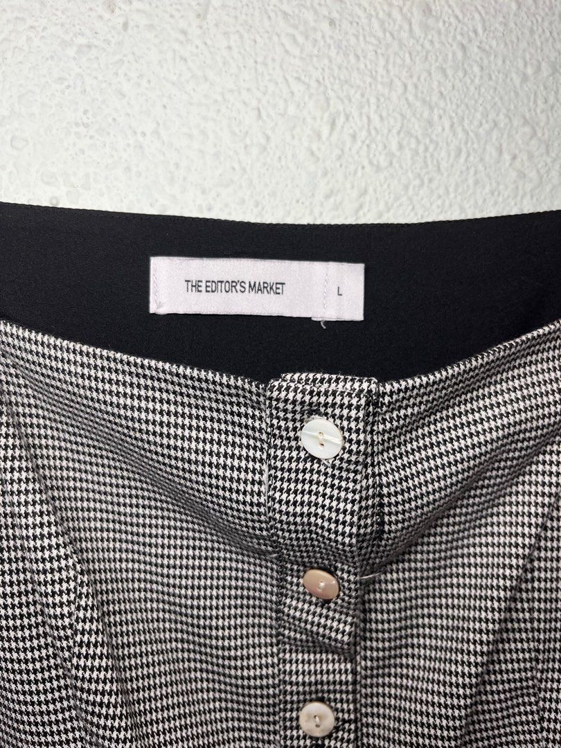 Black White Gingham Button Down Dress Women s Fashion Dresses