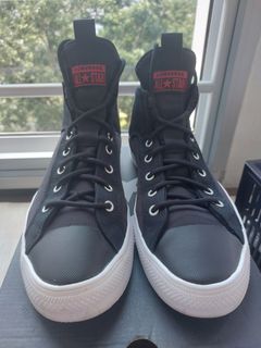Red and black chucks top