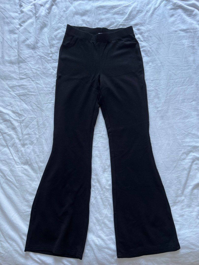 Brand New Black Flare Pants [Fits XS/S], Women's Fashion, Bottoms, Other  Bottoms on Carousell