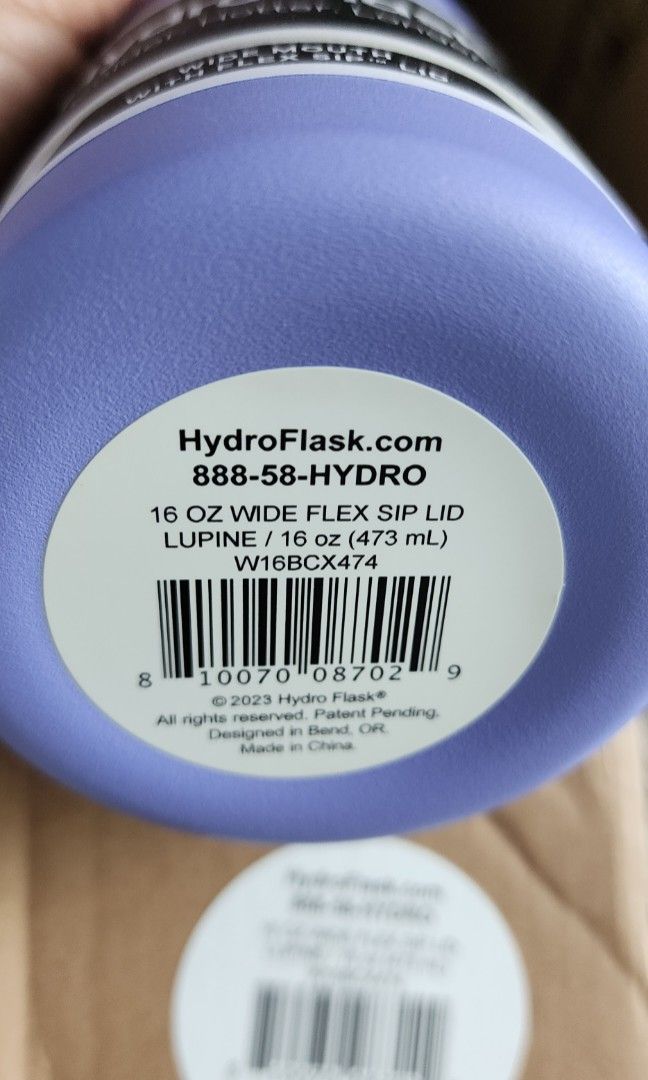 Hydro Flask 16 oz Wide Flex Sip Lid Lupine