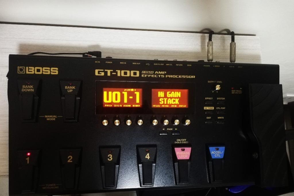BOSS GT-100 COSM Amp Effects Processor Ver 2.0, Hobbies & Toys, Music ...