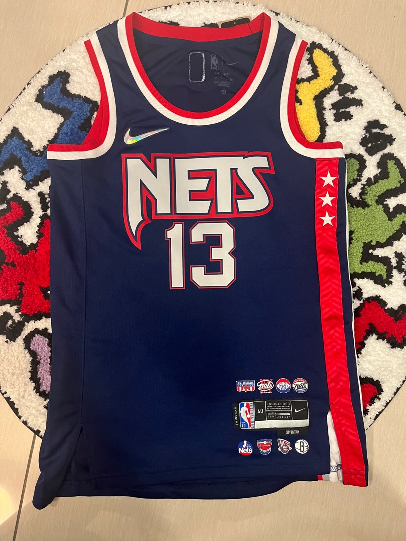 NBA NETS reversible jersey, Men's Fashion, Activewear on Carousell