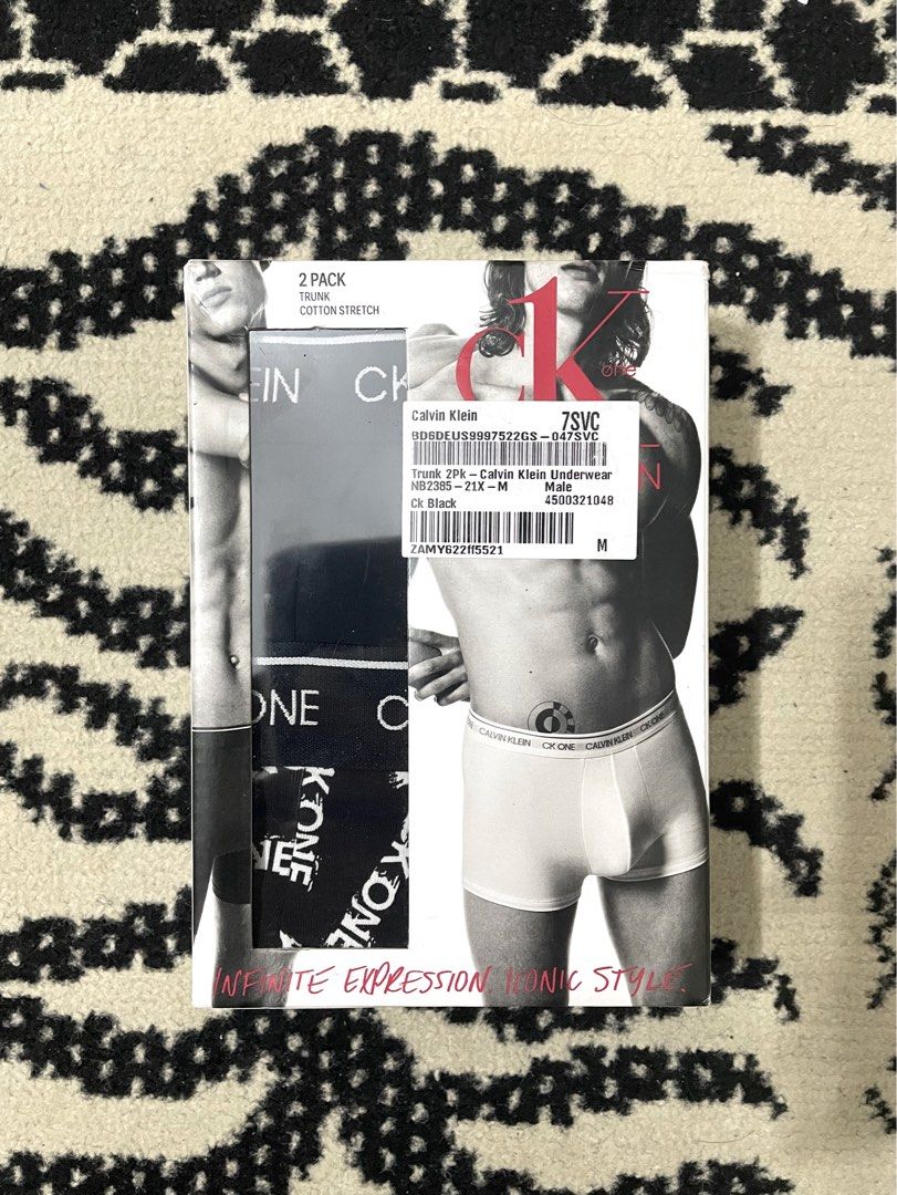 Calvin Klein CK ONE Underwear 2 Pack, Men's Fashion, Bottoms, New