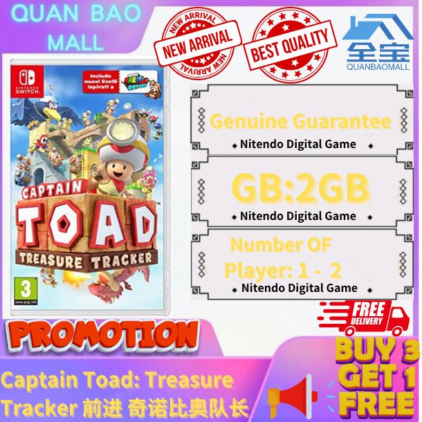 Captain Toad Treasure Tracker Nintendo switch